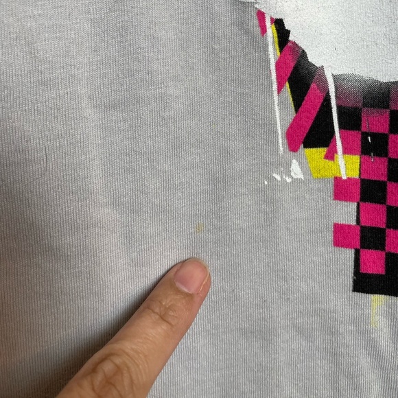 Journeys Backyard BBQ 2008 Grey Tee Signed Men Size M - Picture 7 of 8